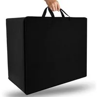 Beautissu VS95 Tragetasche für Visco Klappmatratze 201x140x14cm Schwarz