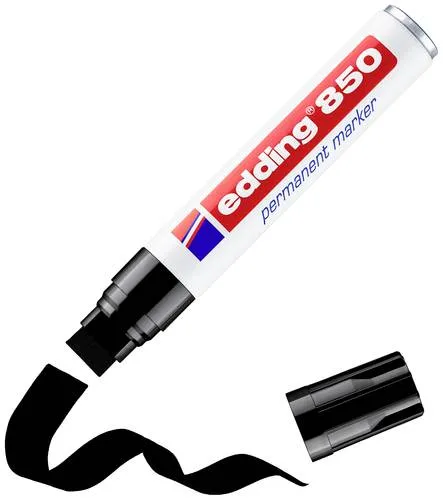 Edding 4-850-1-4001 Permanentmarker Schwarz wasserfest: Ja