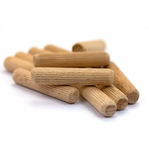 PARCO Riffeldübel, Holzdübel, Holzstopfen, Dübelstangen, Holznadeln beidseitig gefast 8,0x60mm 1,0 kg