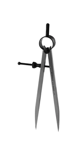 PROMAT Federzirkel Länge 125 mm mit Schnellspannmutter von Promat