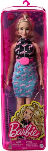 Mattel Barbie Fashionistas Puppe im Power Outfit