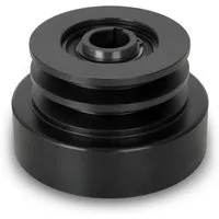 EBERTH Doppel Fliehkraftkupplung 25mm Welle - Industrielle Kupplungen, wartungsfrei und einfach zu montieren für Go Karts, Mini Bikes und mehr – ideal für leistungsstarke Benzin- und Dieselmotoren.