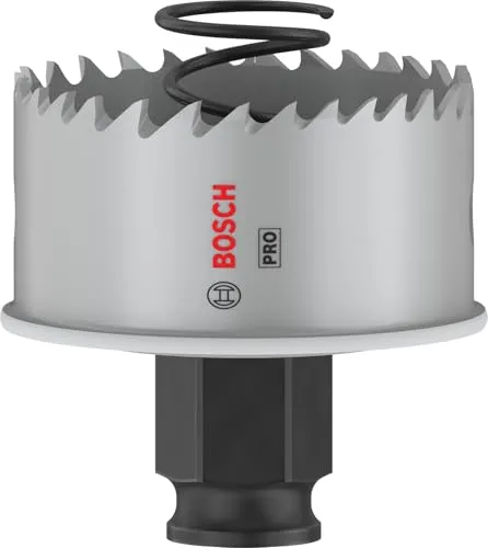 Bosch 1x PRO Sheet Metal Power Change Plus Lochsäge (für Edelstahlbleche, Stahlbleche, Ø 51 mm, Professional Zubehör Bohrmaschine)