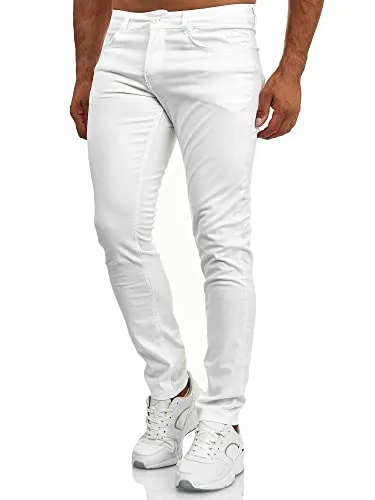 Tazzio Herren Jeans Slim Fit 165251 Weiß W36/36L - Moderne Herren Jeans im Slim Fit von Tazzio. Bequemer Tragekomfort durch Stretchanteil und hochwertige Verarbeitung. Ideal für jeden Anlass – die perfekte Jeans für das ganze Jahr.
