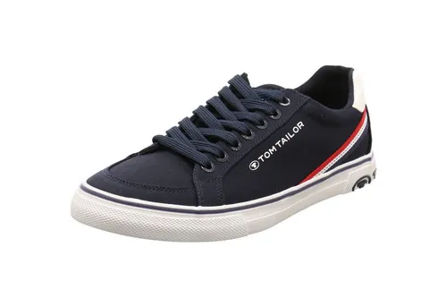 TOM TAILOR Sneaker Herren Navy Blau - Hochwertige Sneaker für Herren, ideal für den Alltag. Bequemes Textil-Obermaterial und individuelle Schnürung für perfekten Sitz.