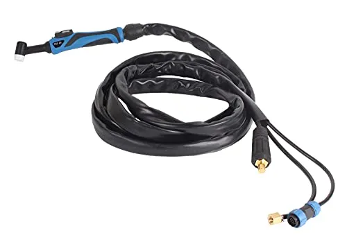 WELDINGER WIG-Schlauchpaket WP 26R pro mit Griffsteuerung 4 m lang 12-polige Steuerbuchse 13 mm Dorn (SPW8)