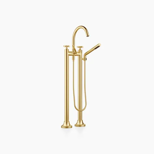 Dornbracht VAIA Wannen-Zweilochbatterie, freistehend in gold von Dornbracht