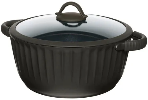 RESTO Kitchenware Bratentopf Ascella, Schmortopf antihaftbeschichtet und spülmaschinenfest, Aluminiumguss (2-tlg), Geeignet für alle Herdarten, auch Induktion, im Geschenkkarton