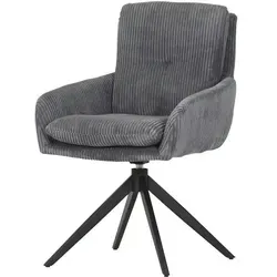 Drehsessel Gufi , grau , Maße (cm): B: 60 H: 89 T: 69.0