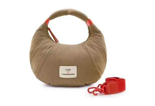 LES VISIONNAIRES Unio Kitzbuehel S Handtasche S 35 cm - stilvolle Eleganz - Elegante Handtasche in Braun, ideal für den täglichen Gebrauch. Mit ihrem kompakten Design und hochwertigen Materialien ist sie der perfekte Begleiter für jeden Anlass.