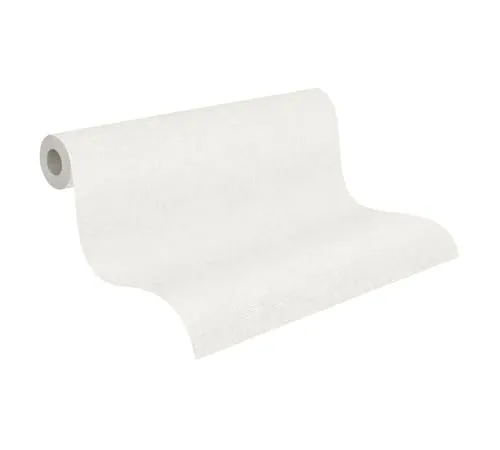 A.S. Création Tapete Creme - hochwertige einfarbige Vliestapete 356574 mit leichter Struktur - Wandtapete für verschiedene Wohnräume auf 10,05m x 0,53m - Made in Germany