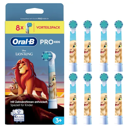 Oral-B Pro Kids 3+ Aufsteckbürsten – König der Löwen - Die Oral-B Pro Kids 3+ Aufsteckbürste bringt den Spaß von König der Löwen ins Badezimmer! Mit extra weichen Borsten für eine sanfte Reinigung, perfekt für Kinder ab 3 Jahren und kompatibel mit allen Oral-B Pro Kids Zahnbürsten.