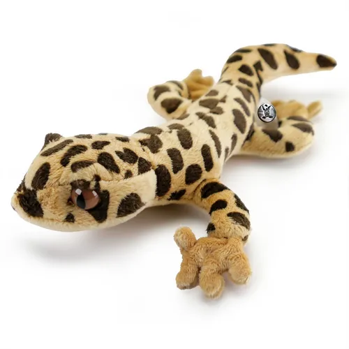 Leopardgecko Kuscheltier Gecko Echse 27 cm Plüschtier YUMA Plüschgecko