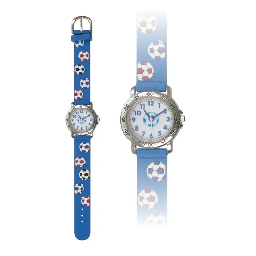 Kinderuhr Fußball - bb-Klostermann 20531 - Armbanduhr Motivuhr Quarz-Uhrwerk -