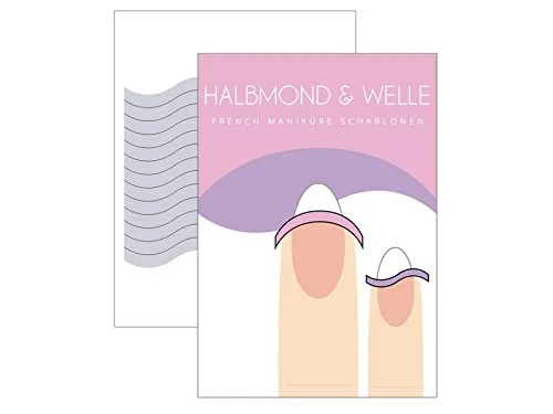 French Maniküre Schablone Mix - French Nail Smile Line - 26er Pack