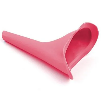 Oramics Peepezy Frauen Urinal tragbar aus weichem Silikon Rosa Pinkelhilfe Urintrichter