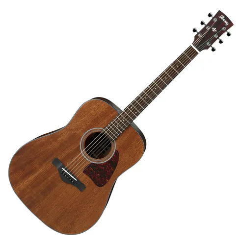 Ibanez AW54-OPN Westerngitarre - Dreadnought-Style mit massiver Okumedecke, ideal für kraftvollen Klang und Spielkomfort; perfekt für Einsteiger und erfahrene Musiker.