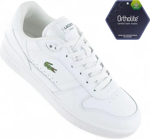 Lacoste T-Clip Set 224 Herren Sneaker, Weiß in weiß von Lacoste