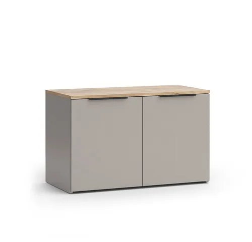 Vicco Highboard Wido, Greige/Sonoma, 80 x 50 cm in grau von Vicco