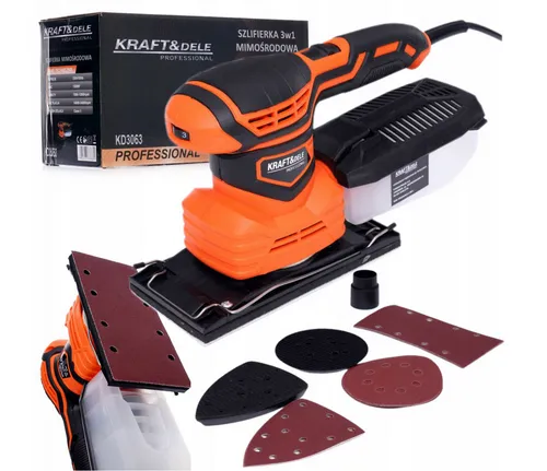 EXZENTERSCHLEIFER OSZILLIERENDER SCHLEIFMASCHINE 3W1 1200W