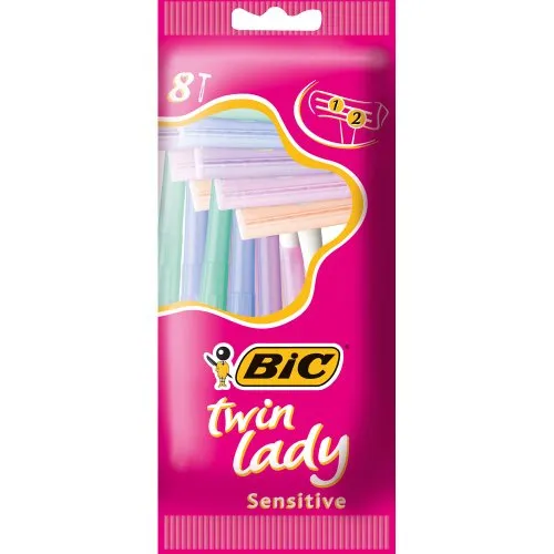 Bic Bic Twin Lady Rasierer, 2 Klingen, 2 Packungen von BIC