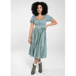 Spieth & Wensky Dirndl Ferrara Puffärmel blau 40 in blau von Spieth & Wensky