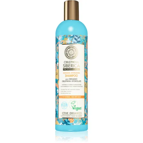 Natura Siberica Oblepikha Shampoo 400 ml - Hydratisierendes Shampoo für normales bis trockenes Haar, spendet intensiv Feuchtigkeit und verleiht Glanz und Volumen. Ideal für gesunde Haarpflege.