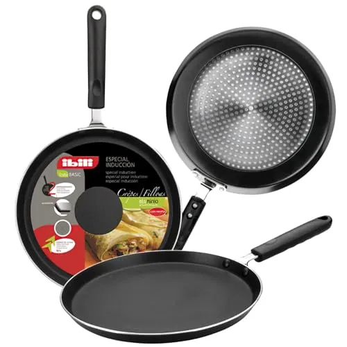 Ibili Induktionspfanne für Pfannkuchen 26 cm – Antihaftbeschichtet und Spülmaschinenfest