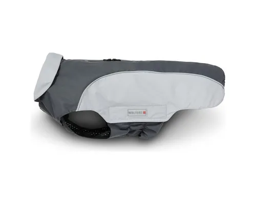 Wolters Regenjacke Easy Rain - 28 cm, graue Regenjacke für Hunde, wasserabweisend und ideal für nasse Tage