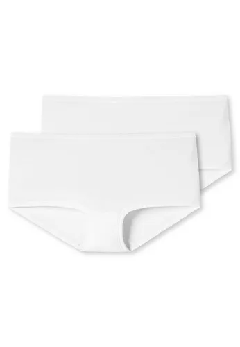 Schiesser Hüftpanty 95/5 (2er-Pack) mit flachen Nähten weiß 44