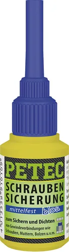 Petec Schraubensicherung SCHRAUBENSICHERUNG MITTELFEST, blau 91010