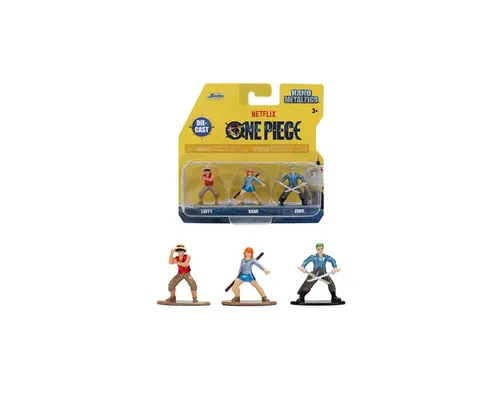 Simba Dickie Merchandise-Figur Figur One Piece Nano 3 Stück