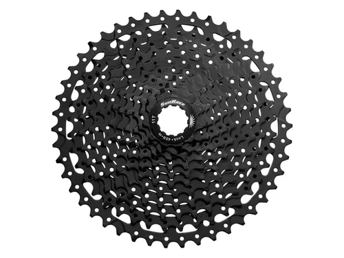 Sunrace CSMS8 Kassetten-Zahnkranz 11-fach - 11-46z Schwarz - Kassetten, Zahnkränze & Ritzel, ideal für Shimano MTB, bietet eine breite Übersetzung von 11 bis 46 Zähnen für optimale Leistung im Gelände.