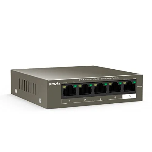 Tenda TEF1105P-4-63W 5-Port PoE Switch