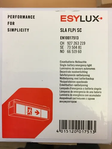 Esylux Notleuchte SLA FLPi SC EN10017513 von ESYLUX