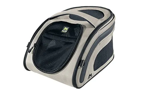 MAELSON Snuggle Kennel Hunde-Transportbox, faltbar, anthrazit - Hundeboxen für Hunde bis 48 cm, faltbar und platzsparend, ideal für Reisen und den sicheren Transport Ihres Hundes.