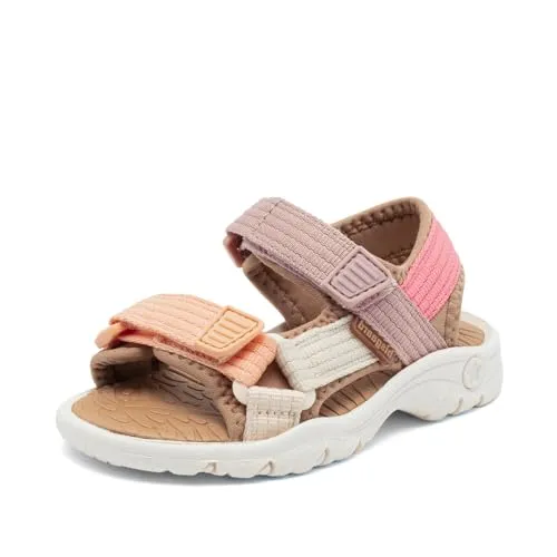Bisgaard Nico Sandale, Rose, 34 EU - Wanderschuhe für aktive Kinder mit außergewöhnlicher Dämpfung und rutschfester Sohle, ideal für komfortables Spielen und Entdecken.