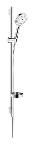 hansgrohe Raindance Select S Brauseset 120mm 3jet - Brausegarnituren mit 3 Strahlarten (Rain, RainAir, Whirl) und komfortabler Strahlartenumstellung durch Select-Taste für ein individuelles Duscherlebnis.