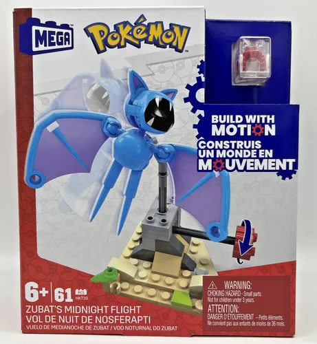 Mattel® MEGA™ Pokémon HKT19 Zabat's Midnight Flight | 61 Teile Ab 6 Jahre