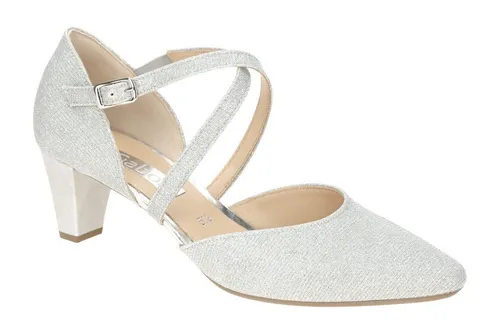 Gabor Shoes Damen 01.363.61 Pumpe, Silber, 44 EU in silber von Gabor