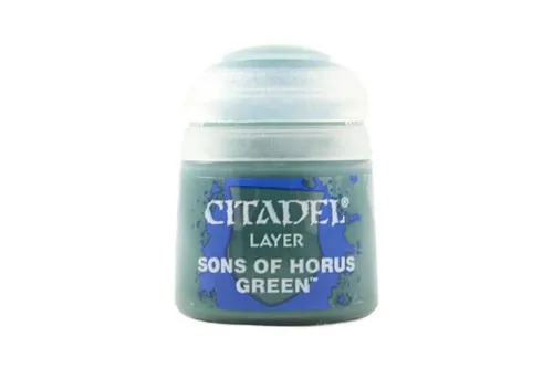 Warhammer 40k Citadel Layer Sons of Horus Green Farbe 12ml Modellbau Tabletop