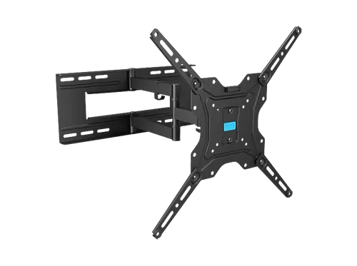ISY ITV-3200-1 TV Wandhalterung, max. 65 Zoll, Schwenkbar, Neigbar, Ausziehbar, rotierbar, Schwarz