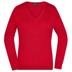 Damen V-Neck Pullover JN658