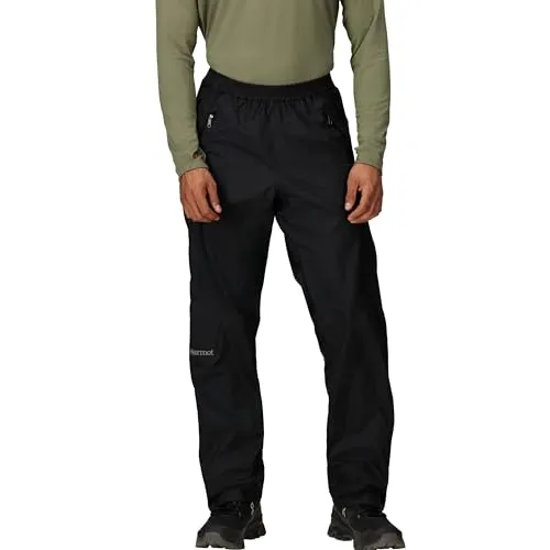 Marmot Herren PreCip Eco Full Zip Pant - Wasserdichte Wanderhose - Herren Outdoor- und Wanderhosen aus 2.5-lagigem, atmungsaktivem Material; idealer Schutz bei Wind und Wetter mit praktischen Reißverschlüssen für optimale Ventilation.