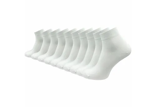 GAWILO Kurzsocken aus 100% reiner Baumwolle in weiß von GAWILO