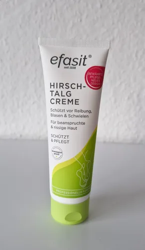 EFASIT Hirschtalg Creme 75 ml *NEU* Schutz vor Reibung, Blasen, Schwielen Pflege