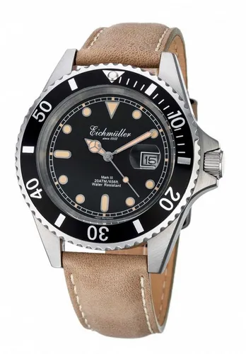 Produktbild Eichmüller Taucheruhr Herren mit Lupe und Datumsanzeige