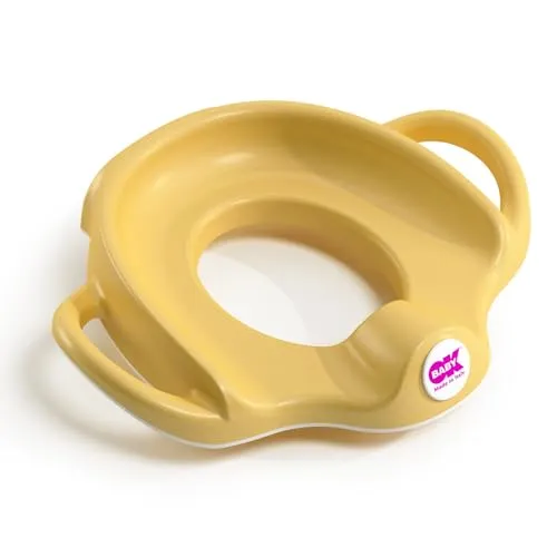 OKBABY Sofa - Toilettentrainersitz mit rutschfesten Kanten - Breite und erhöhte Griffe ermöglichen optimale Stabilität für das Kind - Gelb