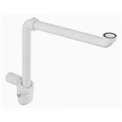 Laufen Raumspar Möbelsiphon DN40 - Sanitärinstallation, platzsparendes Design für einfache Installation und optimale Raumnutzung in Ihrem Badezimmer.