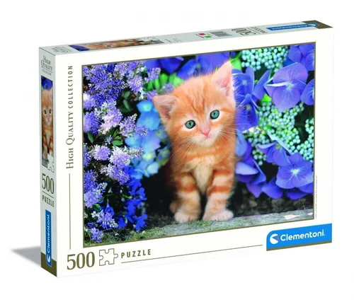 Puzzle 500 elementów Ginger Cat CLEMENTONI 30415 CLEMENTONI 8005125304158